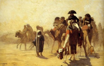 ジャン・レオン・ジェローム Painting - バオナパルト将軍とエジプトの軍参謀 ギリシャ・アラビアのオリエンタリズム ジャン・レオン・ジェローム